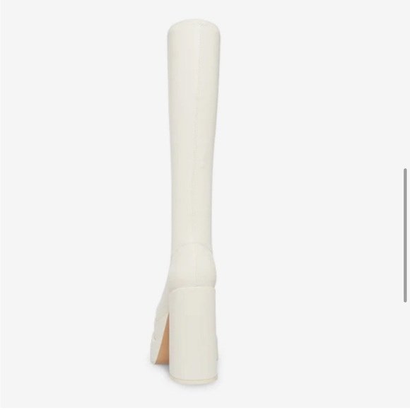 New Steve Madden Cypress Off White Boots - Picture 11 of 16